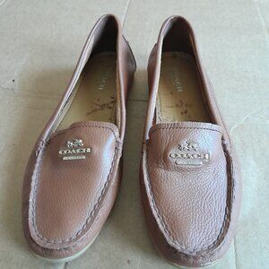 Coach New York Loafers Leather Slip on Casual Comfort Shoes Size 9.5